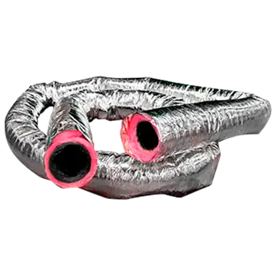 Aislamientos Térmicos para Tuberías Distribución Fibra de Vidrio Fácil Flex